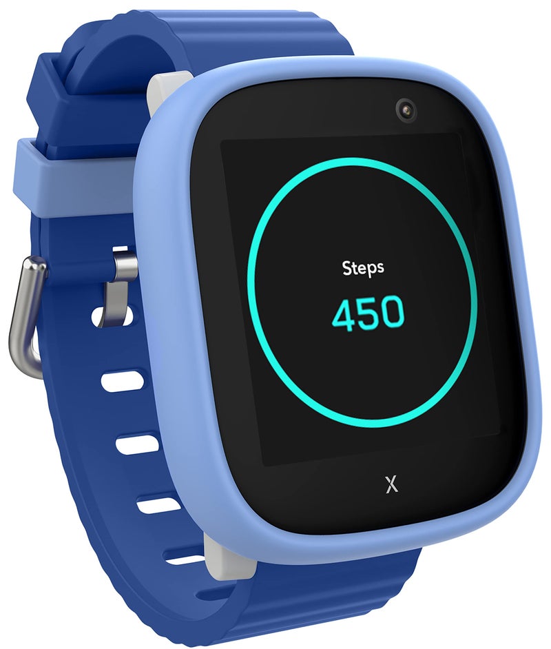 XPLORA X6 Play - Watch Phone for Children (4G) - Calls, Messages, Kids School Mode, SOS Function, GPS Location, Camera and Pedometer – (Subscription Required) (Blue) - Image 3