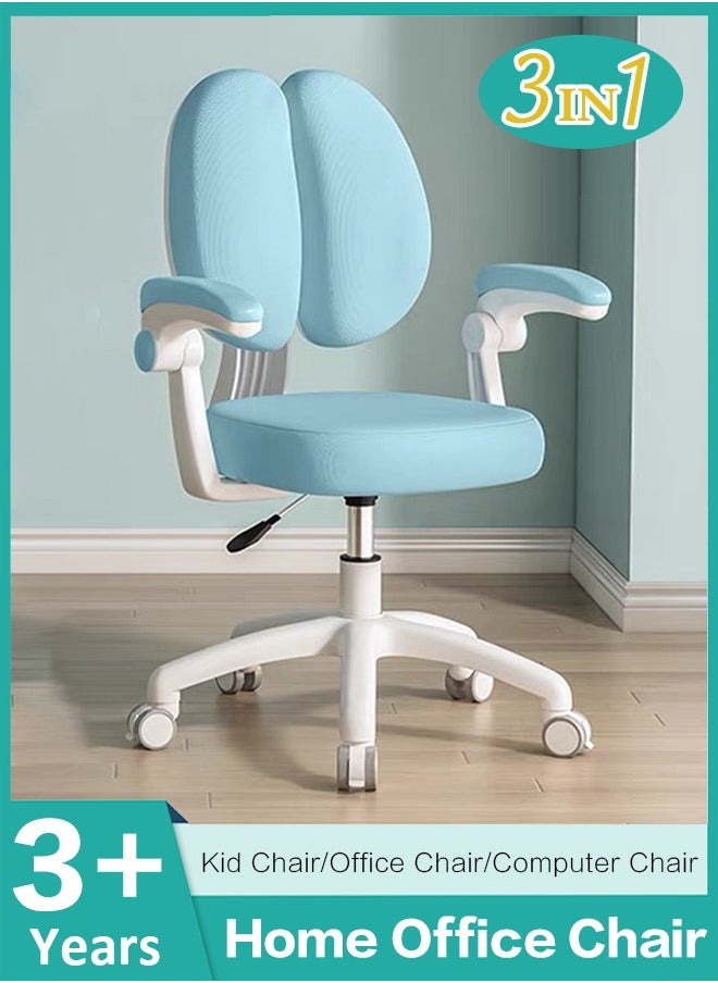 Generic - Ergonomic Office Chair, Comfort Swivel Home Office Task Chair, Breathable Mesh Desk Chair, Lumbar Support Computer Chair with Flip-up Arms and Adjustable Height - Image 1