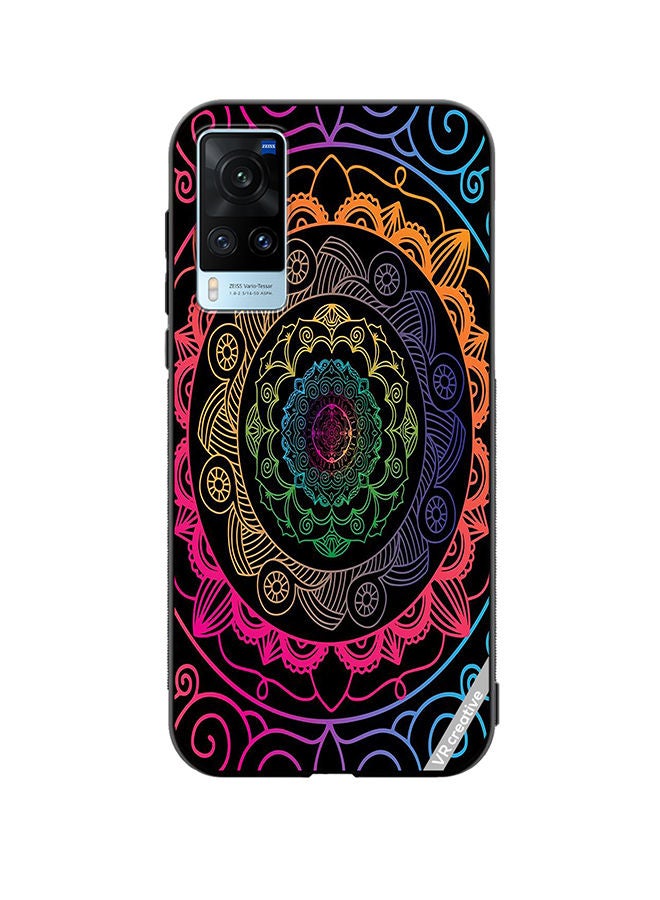 VR CREATIVE Protective Case Cover For Vivo X60 Mandala Design Multicolour - Image 1