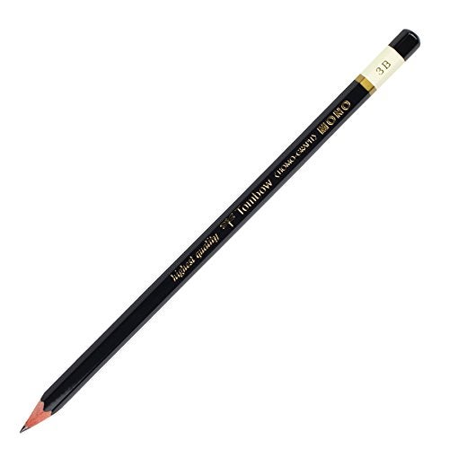 Tombow MONO Drawing Pencil, 3B, Graphite 12-Pack - Image 1