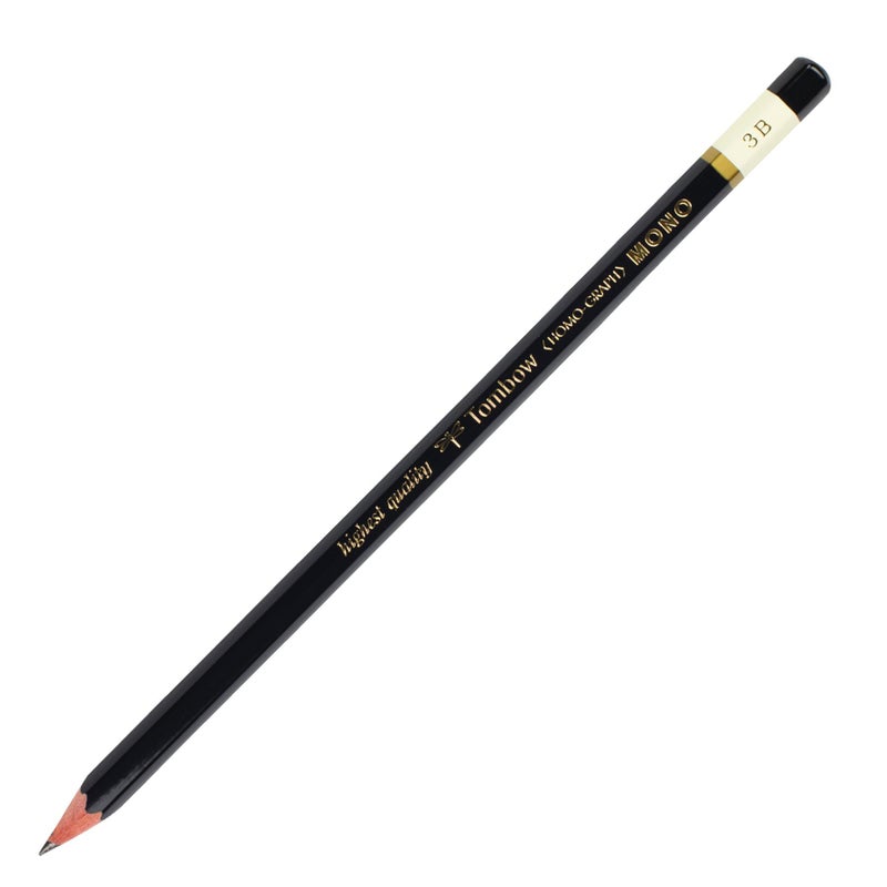 Tombow MONO Drawing Pencil, 3B, Graphite 12-Pack - Image 5