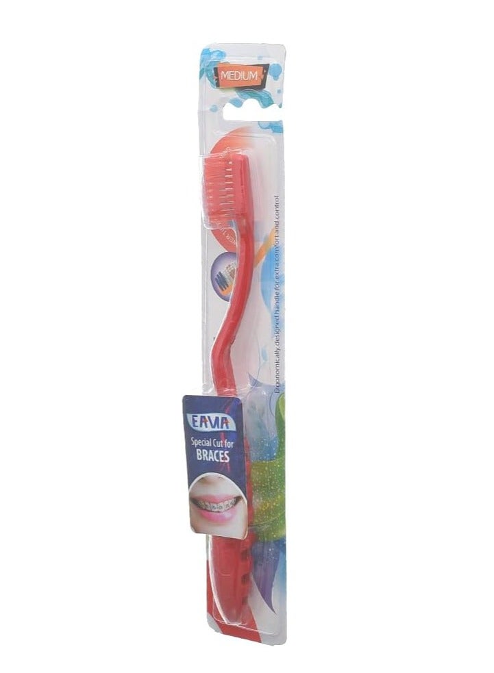 eama Soft Manual Toothbrush (Multicolor) - Image 2