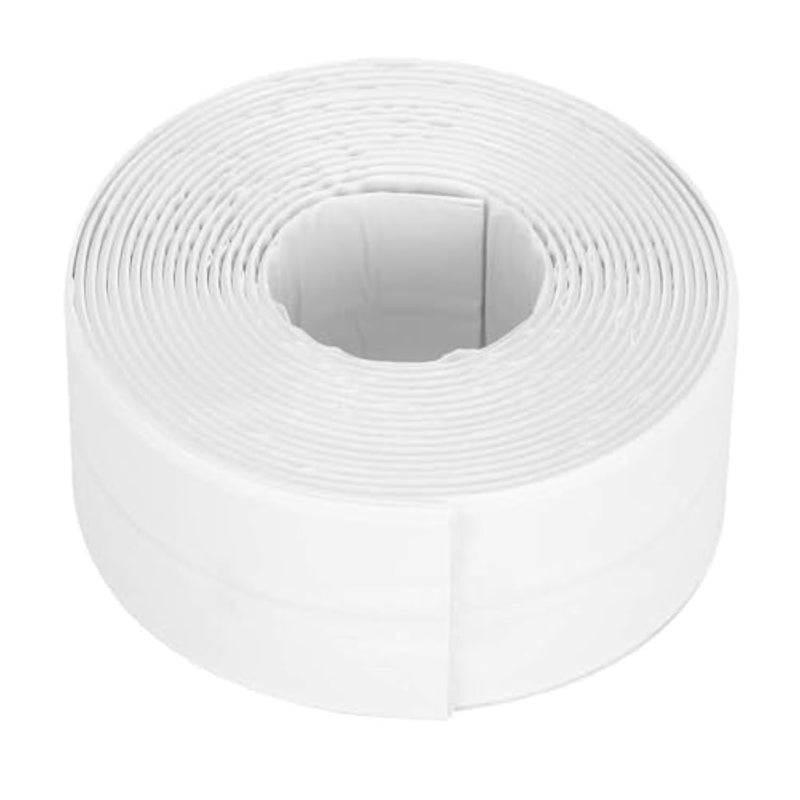 Caulk Tape Bathroom Wall Sealing Tape Waterproof Mildewproof Self-Adhesive Decorative Trim, (3.8 cm X 3.2 Meters) ,Assorted colors