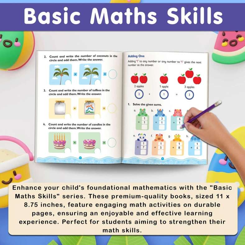 Pan Home Basic Maths Skills Addition Workbook - Multi - Image 5