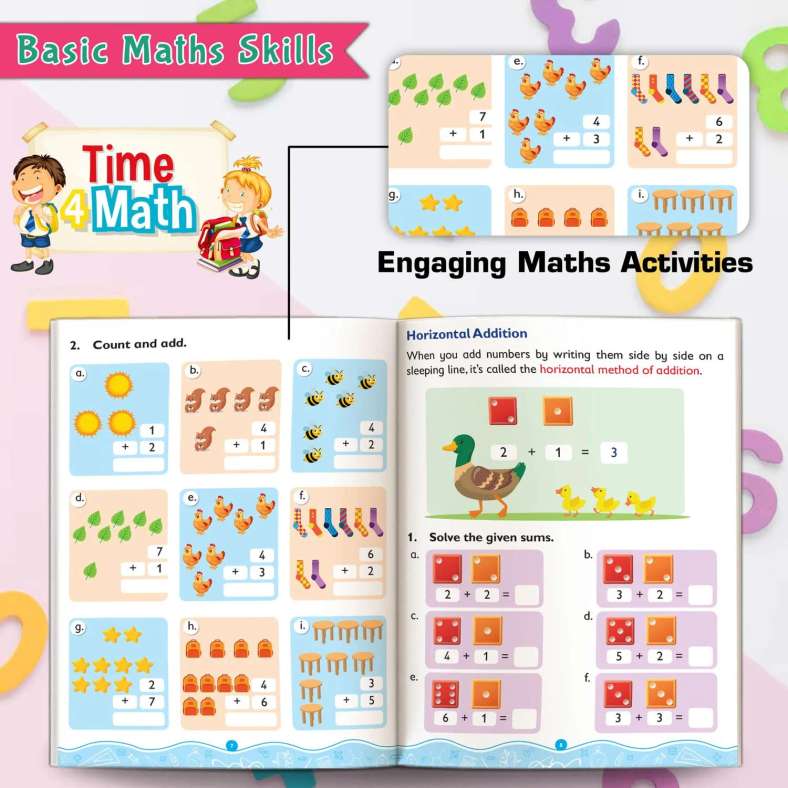 Pan Home Basic Maths Skills Addition Workbook - Multi - Image 4