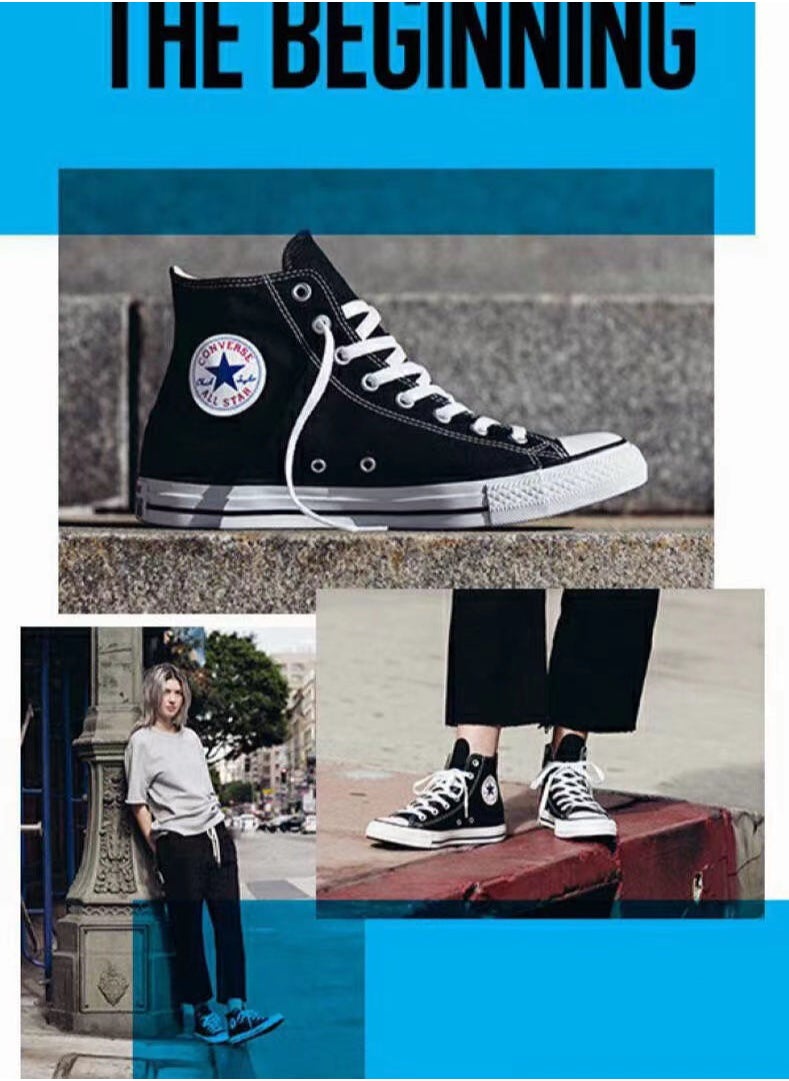 CONVERSE - Unisex Chuck Taylor All Star Sneakers Classic Canvas Shoes Retro Fashion Casual Versatile - Image 1