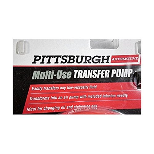Pittsburgh Automotive Multi-Use Transfer Pump - Siphon Gas, Infusion Needle, Car - Image 3