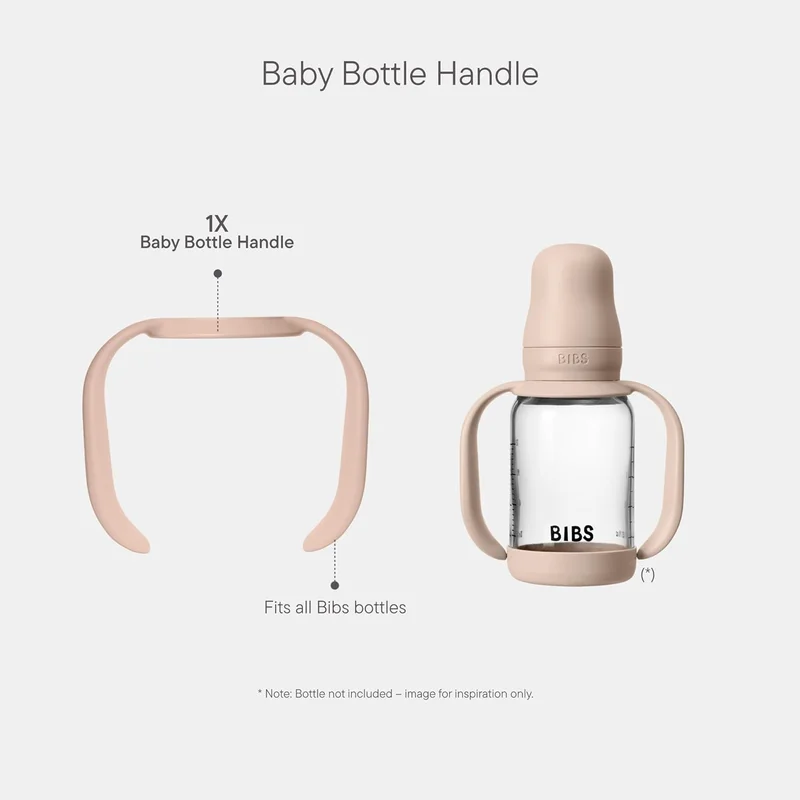 BIBS Bibs Baby Bottle Handle - Blush