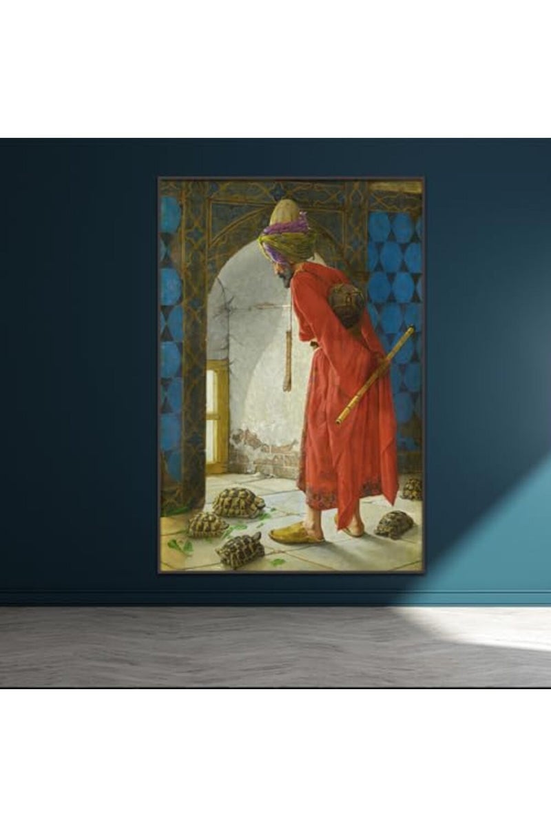 Okra Osman Hamdi Bey Poster - The Tortoise Trainer Canvas Wall Art - Image 2