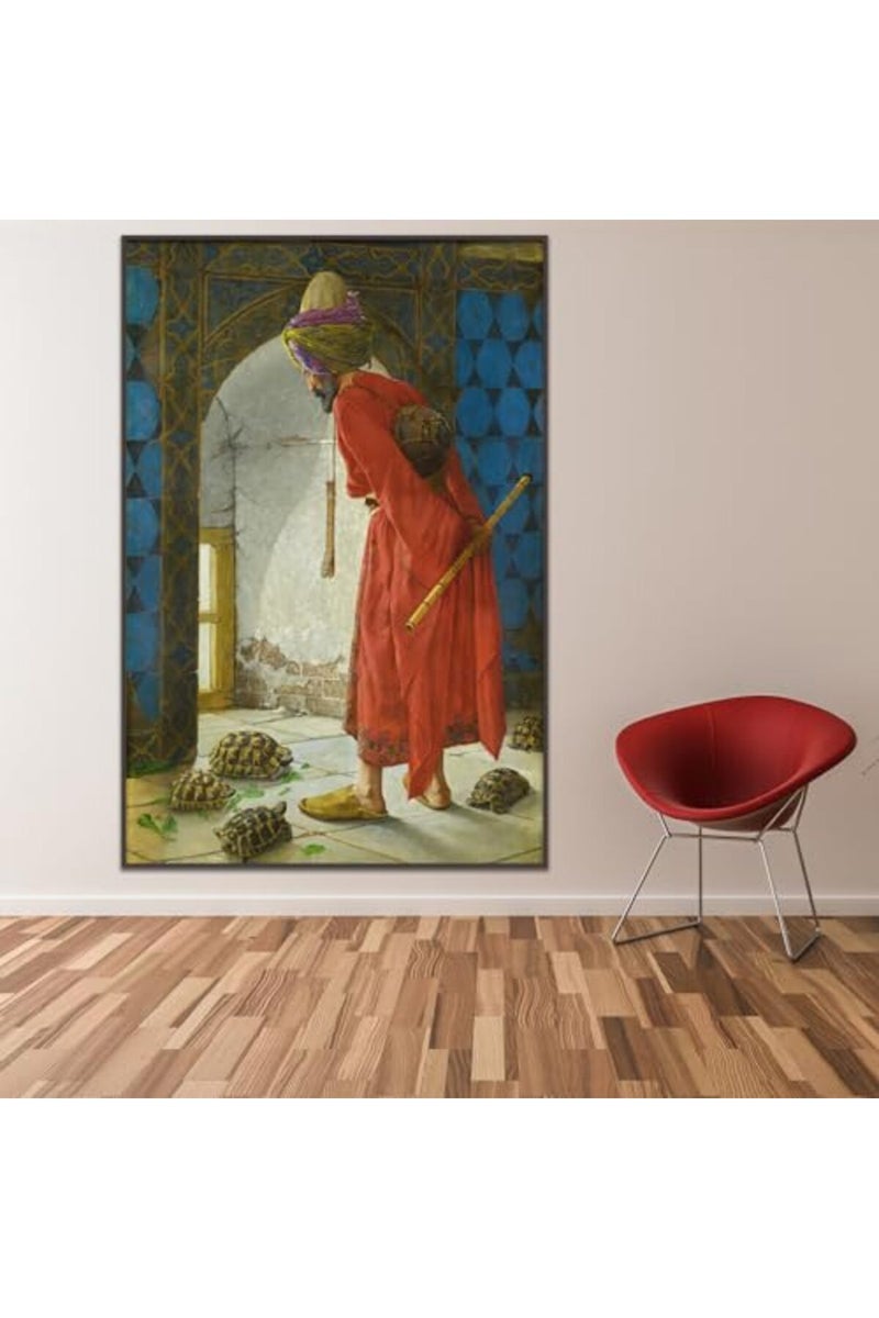 Okra Osman Hamdi Bey Poster - The Tortoise Trainer Canvas Wall Art - Image 3