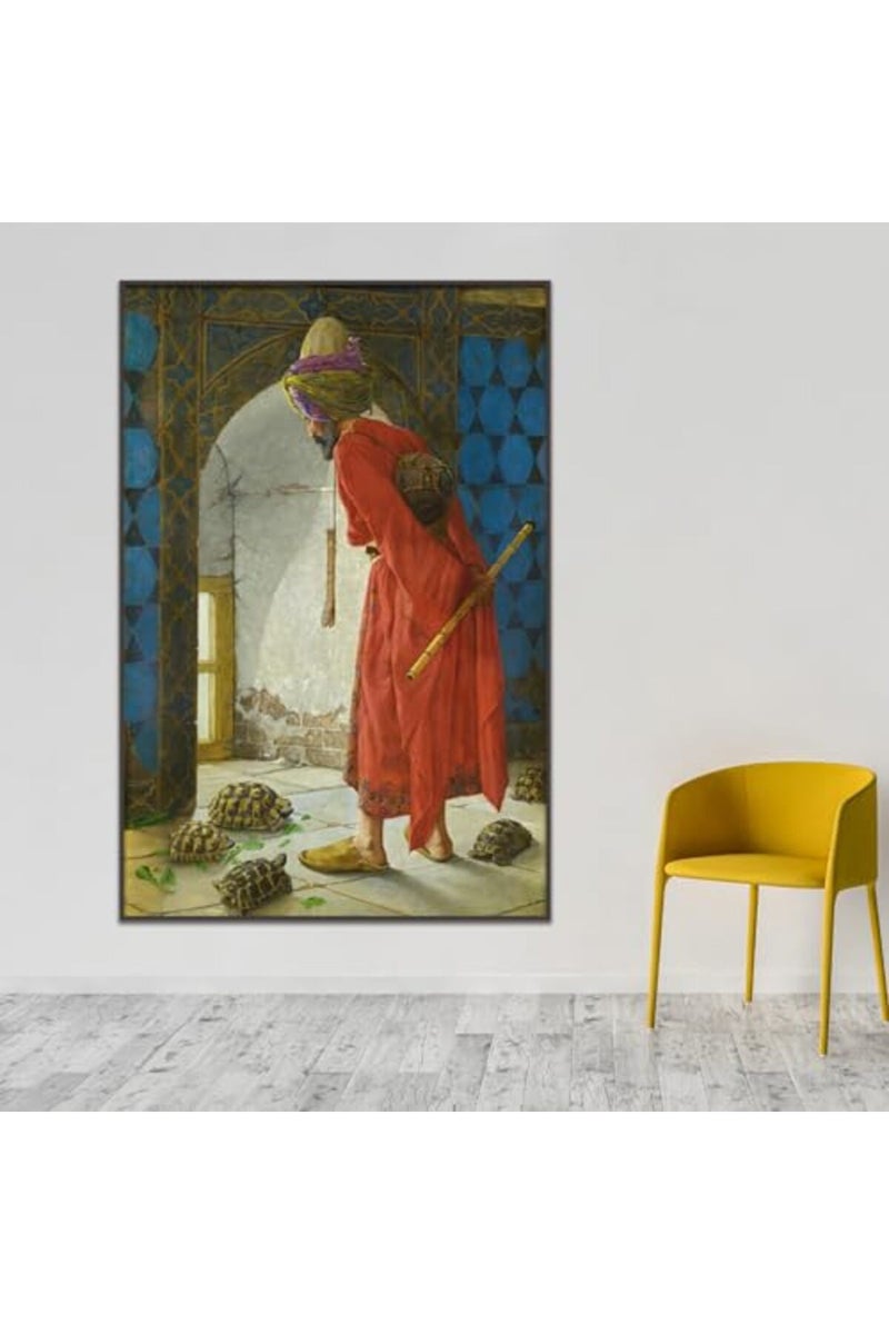 Okra Osman Hamdi Bey Poster - The Tortoise Trainer Canvas Wall Art - Image 4