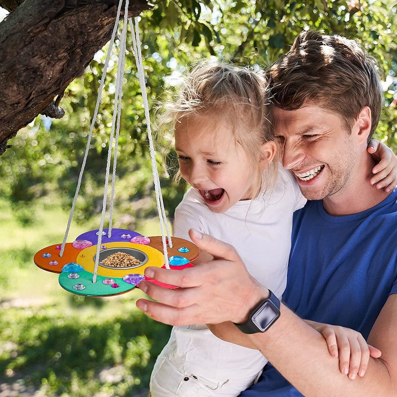 Gooidea Kids Arts and Crafts Bird Feeders for Outside, 2-Pack DIY Wooden Paint Kits Outdoor Toys Easter Basket Stuffers for Boys & Girls Age 3-5 4-8 8-12 - Image 4