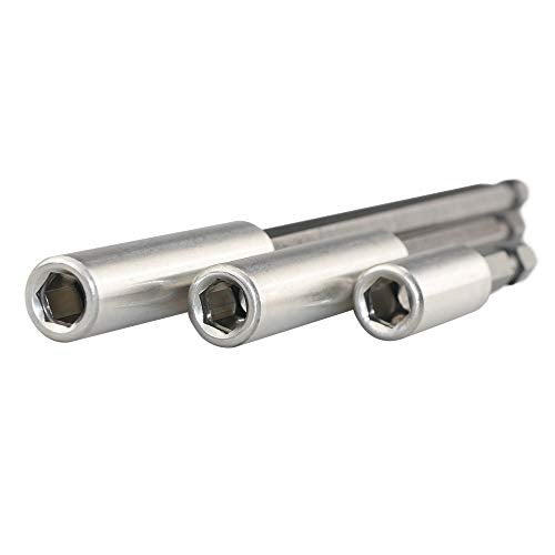 KAIFNT K405 Magnetic Bit Holder with Retaining Ring, 2, 4, 6-inch Extensions, 3-Piece - Image 2