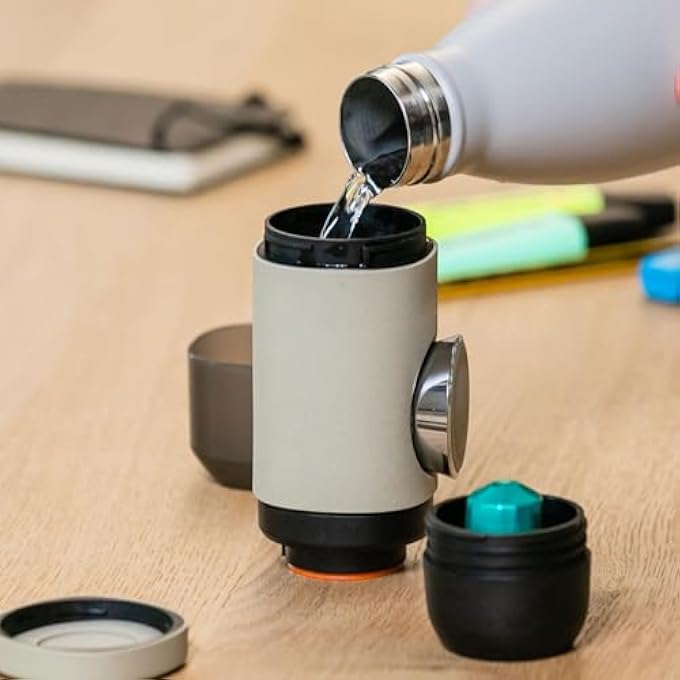 Bandai Portable Espresso Machine New Generation Manually Operated Coffee Maker Compatible With Nespresso Original Capsules - Image 2