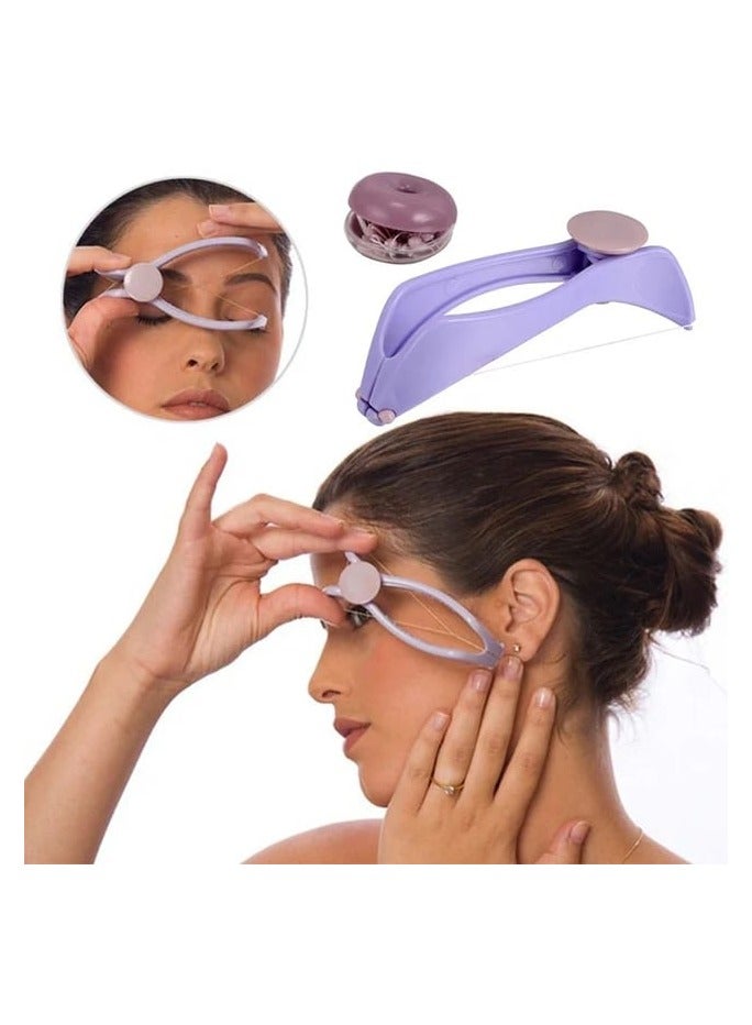 BOLREUS Facial Hair Remover Hair Spring Threading Epilator EYebrows Smooth Removal Makeup Beauty Tool for Women And Girls - Image 1