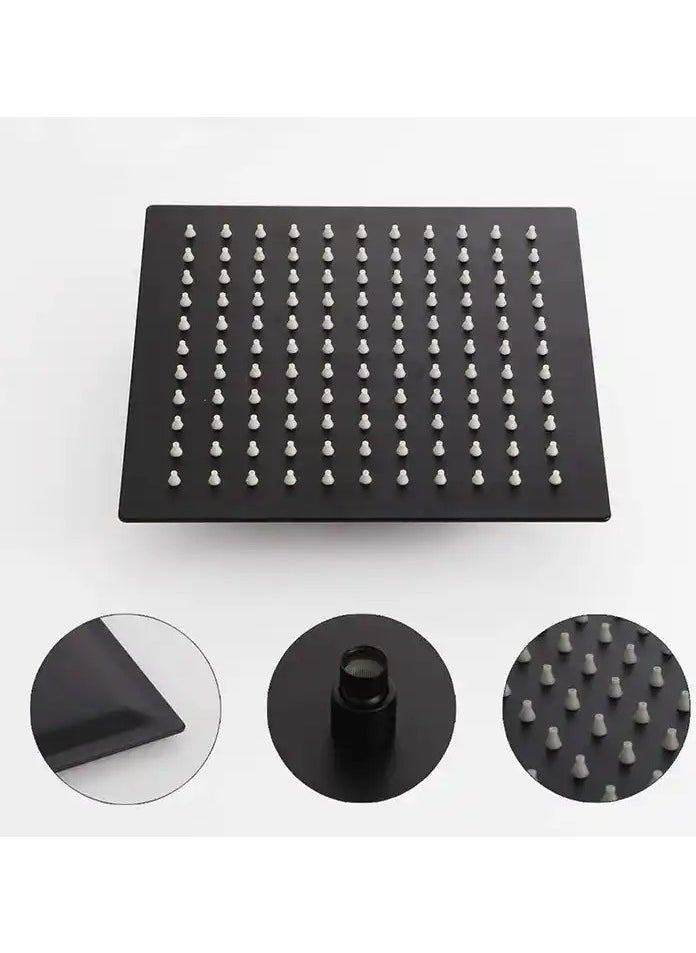 FAWER Faucet & Shower Fawer 304 Stainless Black Hand and Head Shower Head  - Image 4