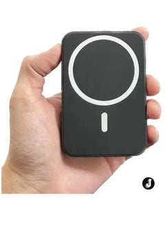 "MagSafe Power Bank 5000mAh – Wireless Portable Charger for iPhone 15/14/13/12 (Black)"
