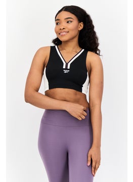 Reebok Women Sportswear Fit Sleeveless Training Tank Top, Black  - Image 1