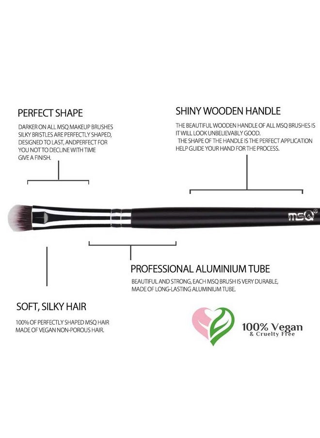 MSQ Eyeshadow Brushes Set 4Pcs Makeup Eye Brushes Eyeshadow Blending Brush Eyebrow Highlighter Brush Beauty Brushesblack  - Image 5