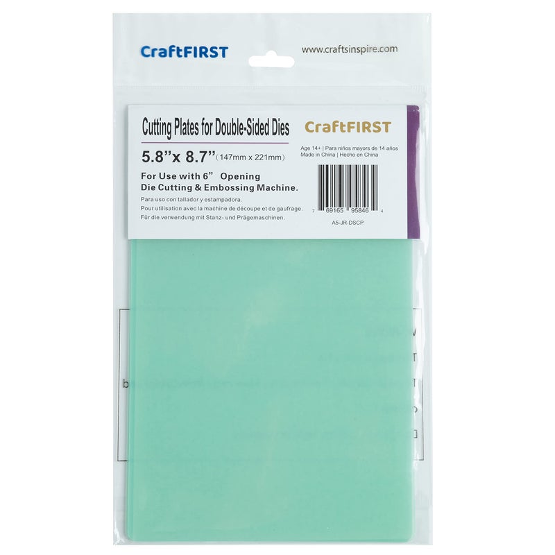 CraftFIRST Cutting Plates for Double Sided Dies 1 Pair 58 x 87