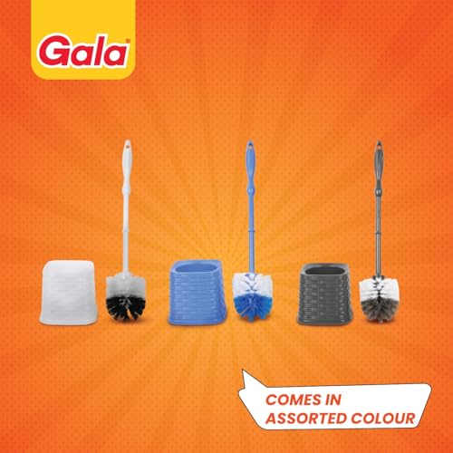 Gala Toilex Toilet Brush With Square Container(Multicolor,Pack of 1) - Image 4