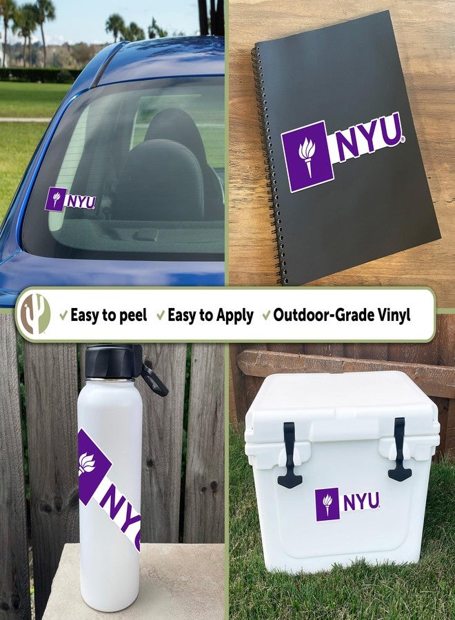 Desert Cactus New York University Sticker NYU Violets Vinyl Decal Laptop Water Bottle Car Scrapbook (IND 001) - Image 2