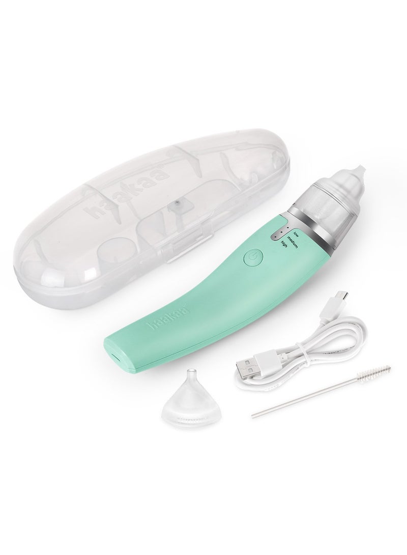 Haakaa Electric Baby Nasal Aspirator - Safe & Easy Operated Nose Cleaner for Babies, Infants & Toddlers - USB Rechargeable BPA-Free - Image 2