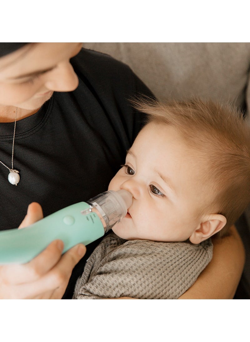 Haakaa Electric Baby Nasal Aspirator - Safe & Easy Operated Nose Cleaner for Babies, Infants & Toddlers - USB Rechargeable BPA-Free - Image 3