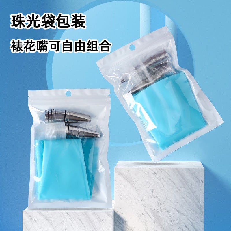 Stainless Steel Decorating Nozzle Set Cake Decorating Tool Cream Glue Decorating Nozzle Eva Decorating Bag Thickened - Image 5