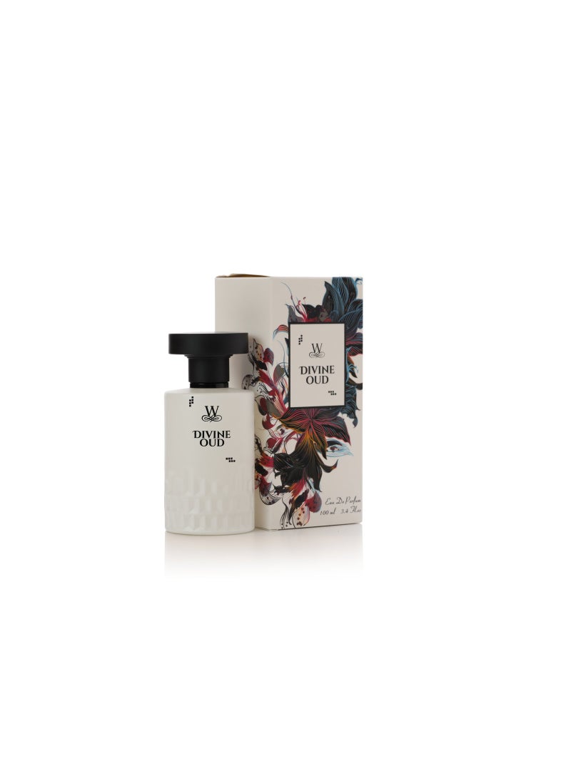 WORLD GOLDEN PERFUMES Divine Oud Eau De Parfum - 100ml | World Golden Perfumes Natural Spray  - Image 1