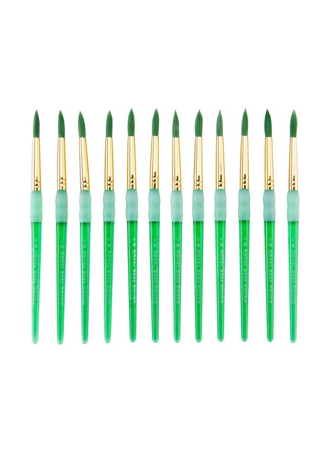 Royal Brush Big Kids Choice Paint Brush, Round, Size 8, Pack Of 12 - 1300673 - Image 2