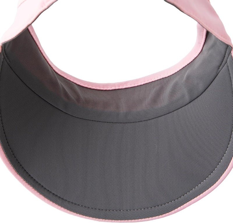 Jastore Kids Sun Visor Hats for Girls Boys Lightweight Sports Hat UPF50+ Sun Visor Hat for Running Outdoors - Image 4