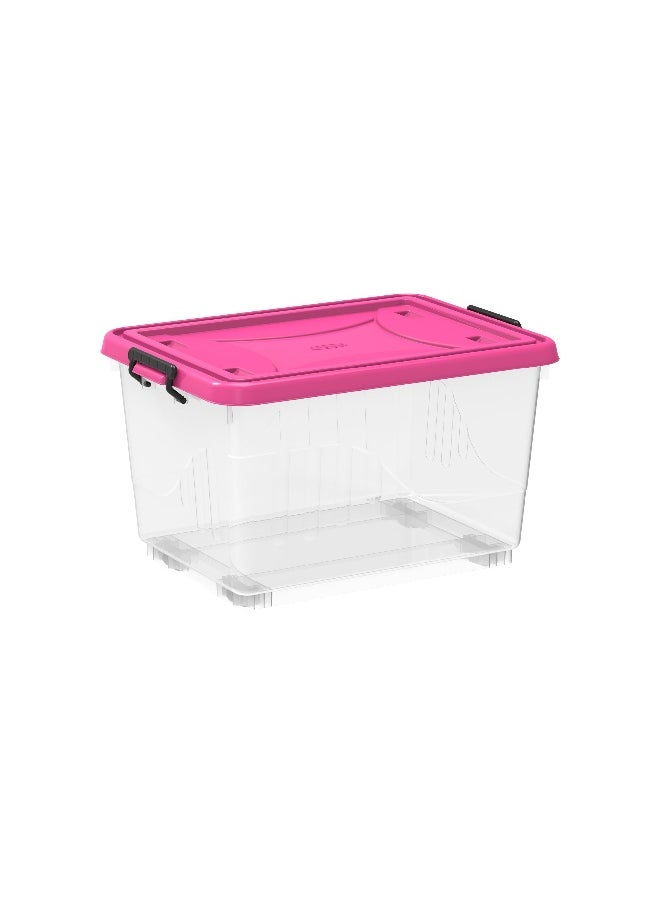 33L Clear Plastic Storage Box With Wheels & Lockable Lid - pzsku/ZD8F714FDE1FC23D3E761Z/45/_/1725440911/2f308436-190f-40ba-a156-d19b2b1a0862