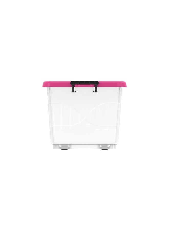 33L Clear Plastic Storage Box With Wheels & Lockable Lid - pzsku/ZD8F714FDE1FC23D3E761Z/45/_/1725440913/0b07802c-df51-451e-aa46-47b71e269e7b