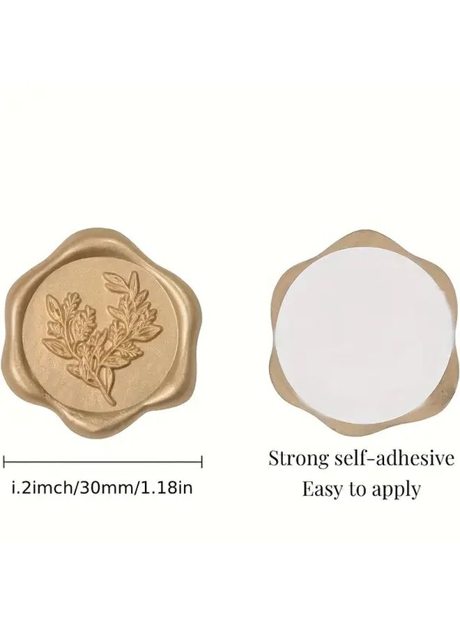 20pcs Elegant Eucalyptus Tree Wax Seals Shiny Prosek Gold Perfect Wedding Invitations Gift Wrapping - Image 3