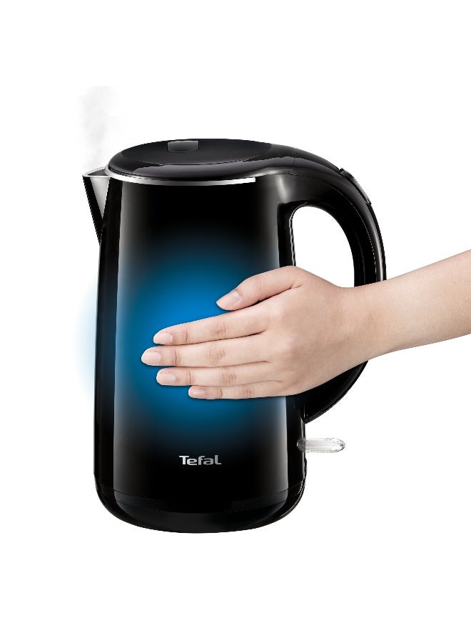 Tefal Electric Kettle Touch 1.7 L 1800 W KO260865 Onyx Black - Image 2