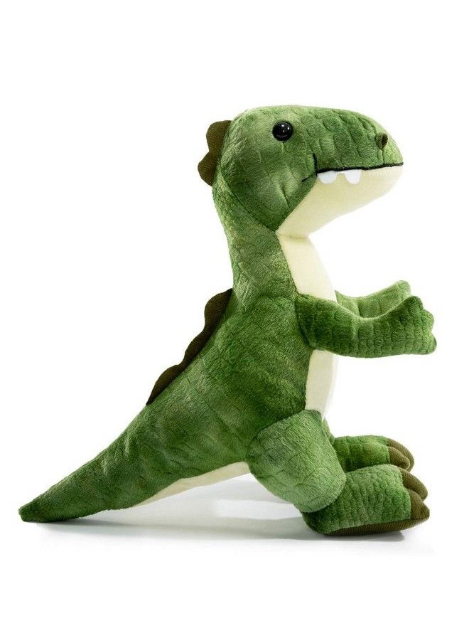 HollyHOME - Plush Trex Dinosaur Baby Stuffed Animal Toy Kids Gift Green 10" - Image 1