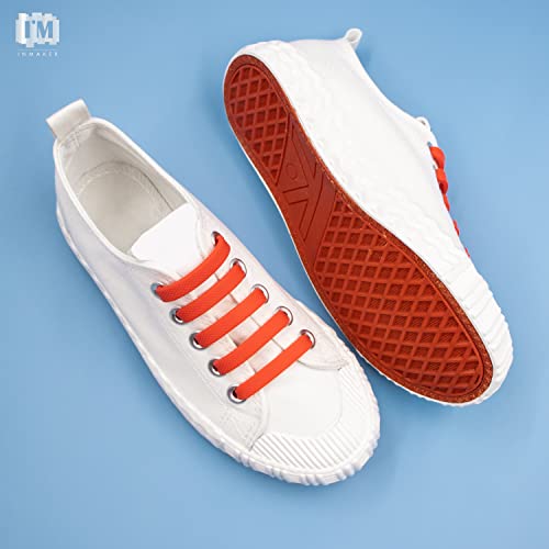 INMAKER No Tie Shoe Laces for Adults and Kids, Elastic Shoelaces for Sneakers, Rubber Silicone Tieless Laces - Image 2