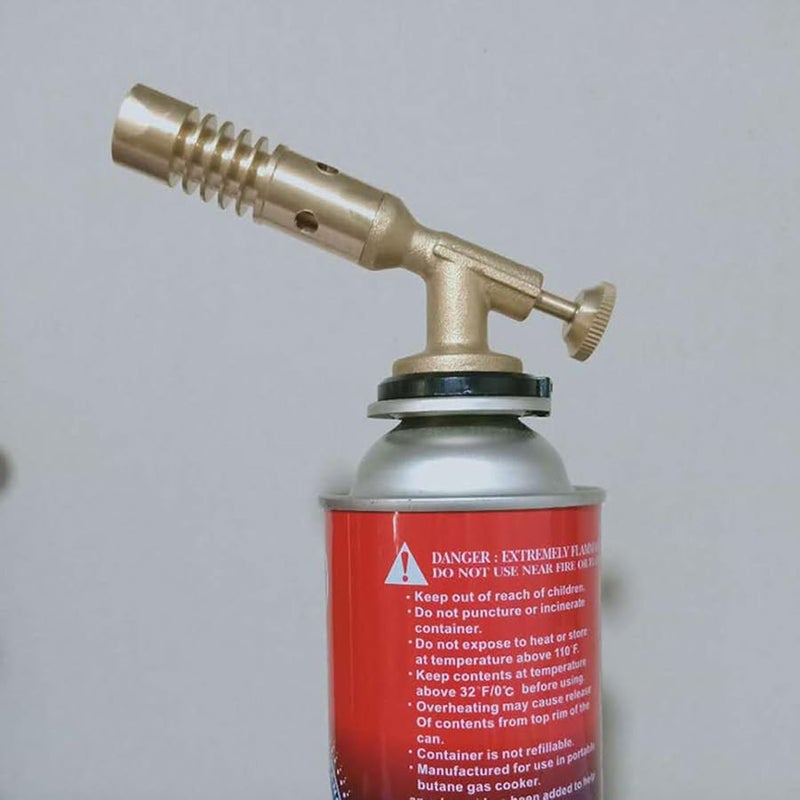 Adjustable Welding Torch Heating Flame For Camping BBQ Copper Nozzle - Image 5