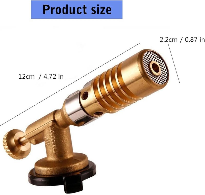 Adjustable Welding Torch Heating Flame For Camping BBQ Copper Nozzle - Image 3