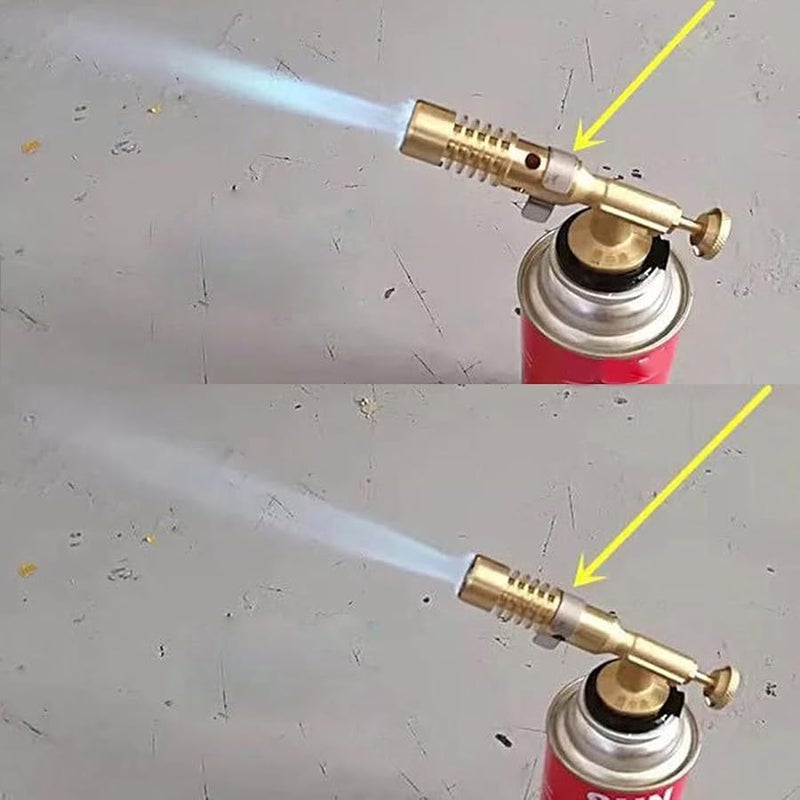 Adjustable Welding Torch Heating Flame For Camping BBQ Copper Nozzle - Image 2