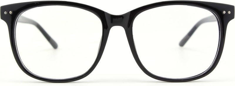GQUEEN Fake Non Prescription Glasses Clear Lens for Women Men Oversized Frame UV400 Protection, 201581 - Image 5