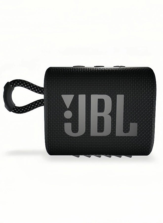 JBL Go 3 Portable Bluetooth Speaker, Big Pro Sound with Punchy bass,Built-in long-lasting battery, Made in Part with Recycled Materials - Black - Image 2