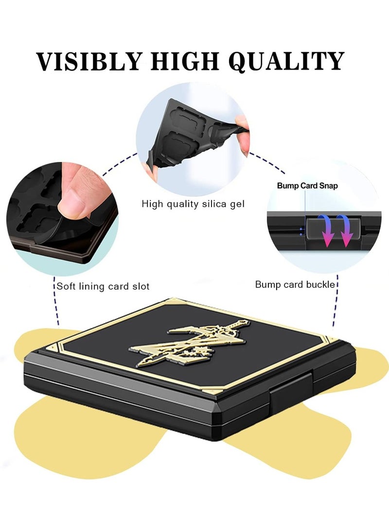 Game Card Case for Nintendo Switch/SD Cards, Storage 12 Switch Game Cards Portable Holder Pretty Lovely Hard Shell with Snap Closure,Switch/SD Game Card Box Game Peripheral Accessories  - Image 4