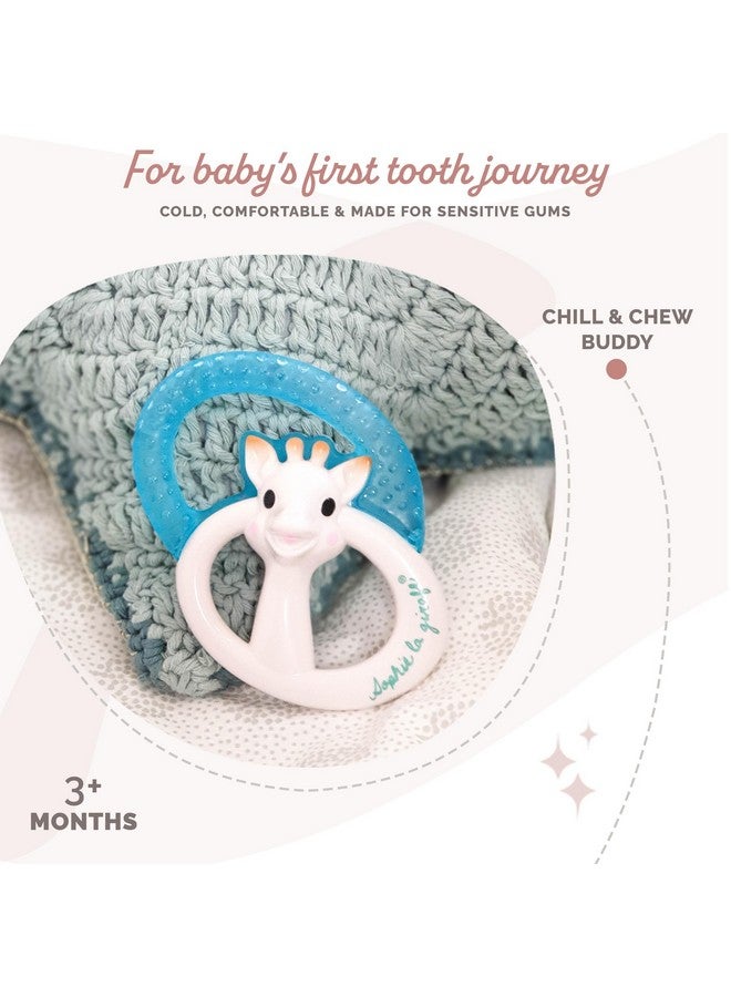 صوفي لا جيراف حلقة التسنين المبردة "صوفي الزرافة" | تُبرّد في الثلاجة لتلطيف الأجواء | سهلة الحمل - Image 2