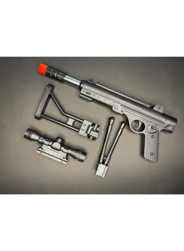 بريميم مسدس كهربائي قابل للتحويل إلى مسدس قنص مع ملحقات - مجموعة ألعاب إطلاق خرز الماء للمراهقين، مسدس للعب في الأماكن المغلقة والمفتوحة - Image 5