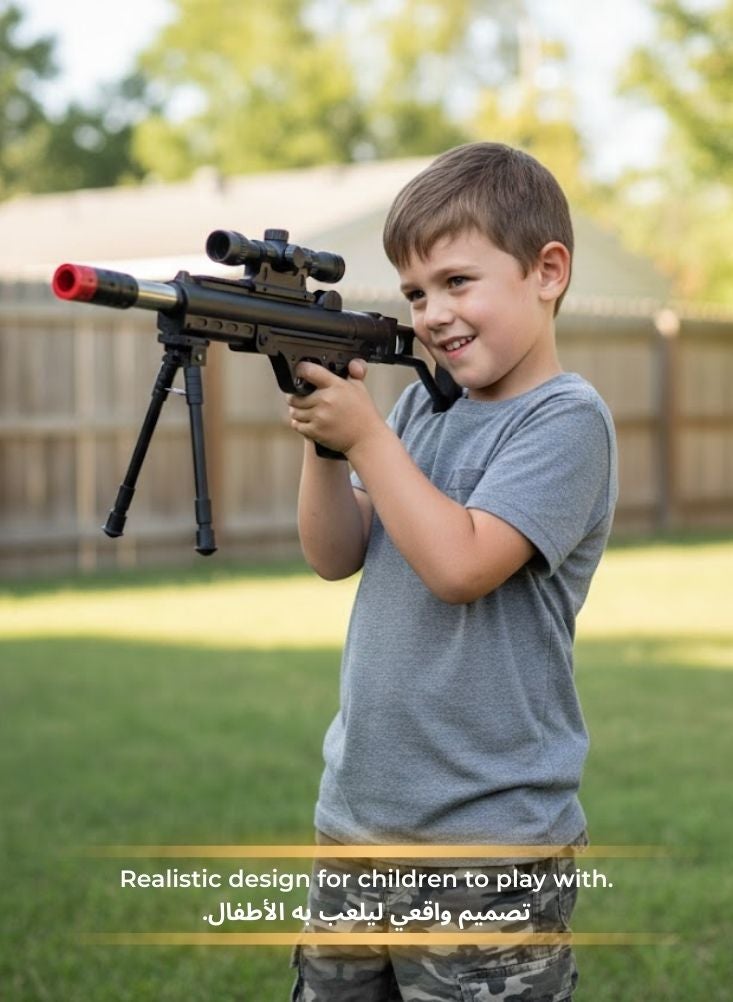 بريميم مسدس كهربائي قابل للتحويل إلى مسدس قنص مع ملحقات - مجموعة ألعاب إطلاق خرز الماء للمراهقين، مسدس للعب في الأماكن المغلقة والمفتوحة - Image 2
