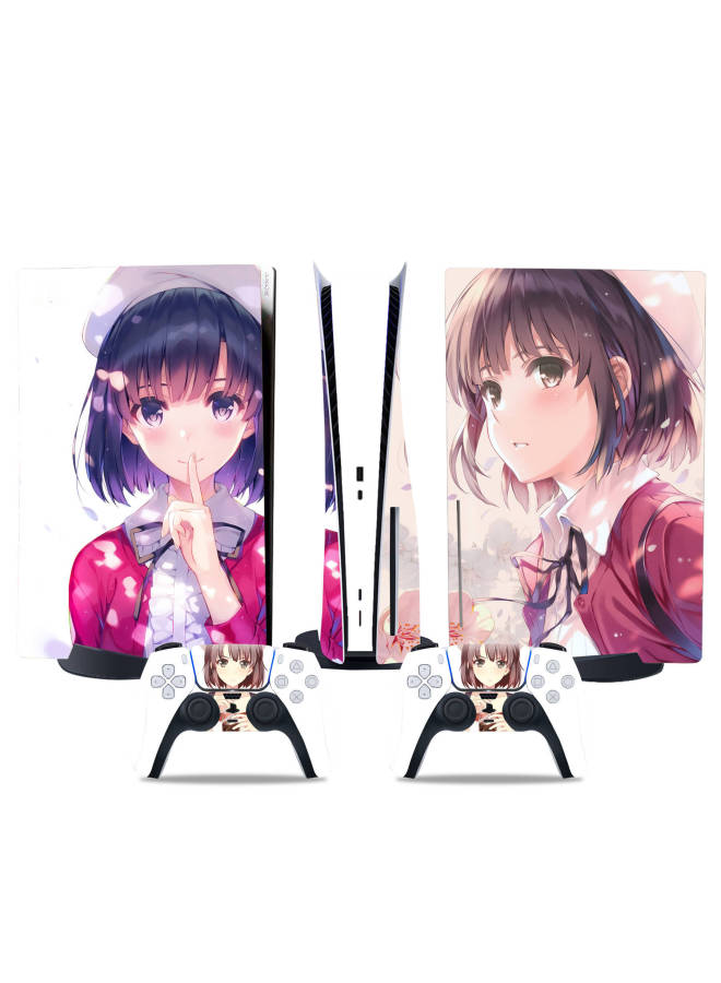 PS5 Stickers PS5 Optical Drive Version Digital Version Film Full Body Protection Stickers A Variety Of Japanese Anime Sticker-Color:TN-DiskPS5-3923 - Image 4