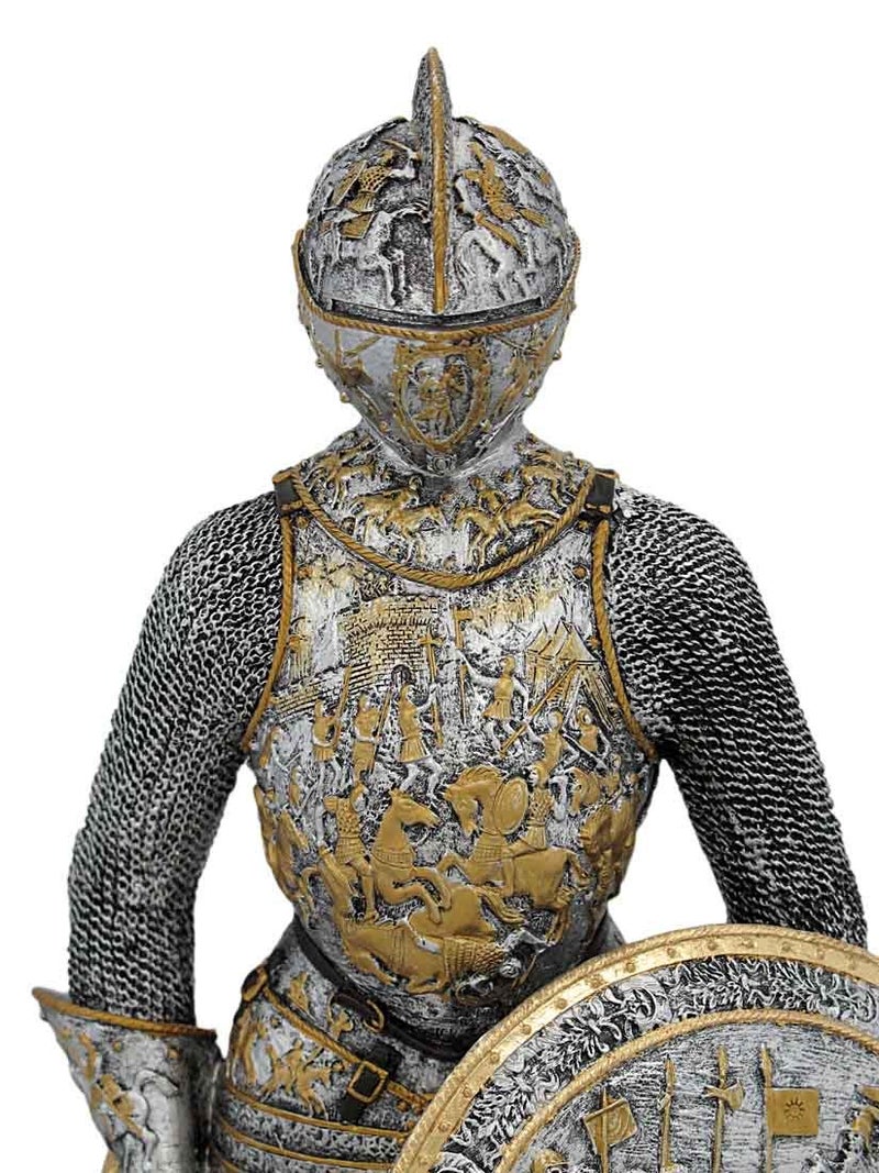 Veronese Design Medieval French Knight in Armor Statue Figure Armour - Image 4