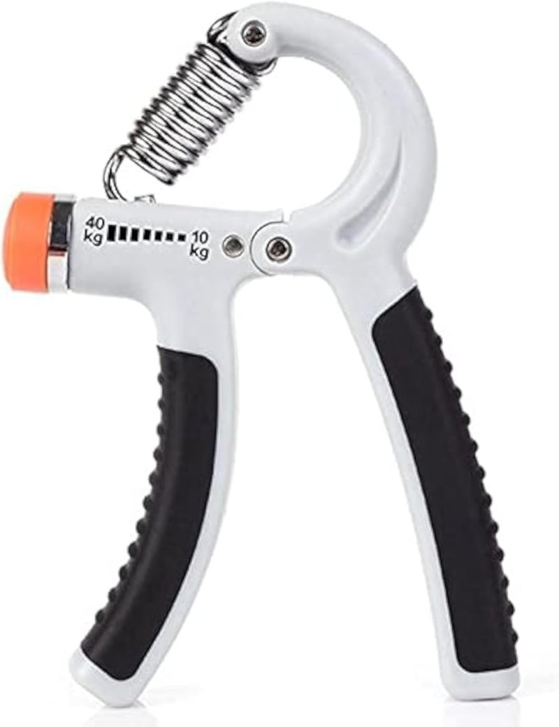 Hand Gripper Adjustable Fitness Strength Trainer Gym Muscle Exerciser Grip Blue and Gray and Black